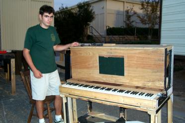 Rusty with Piano